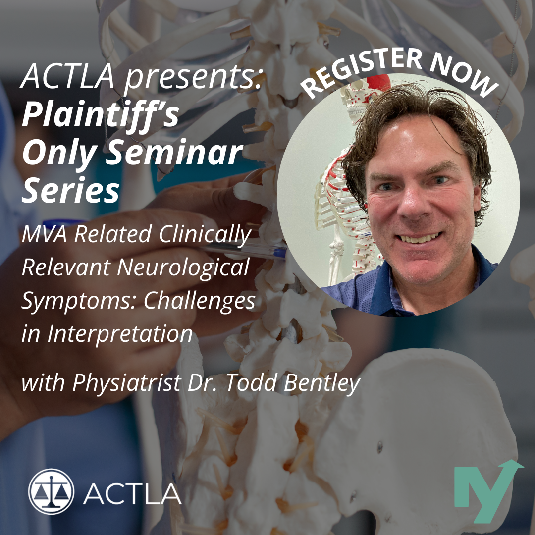 In-Person at ACTLAs Plaintiffs Only Seminar Series 