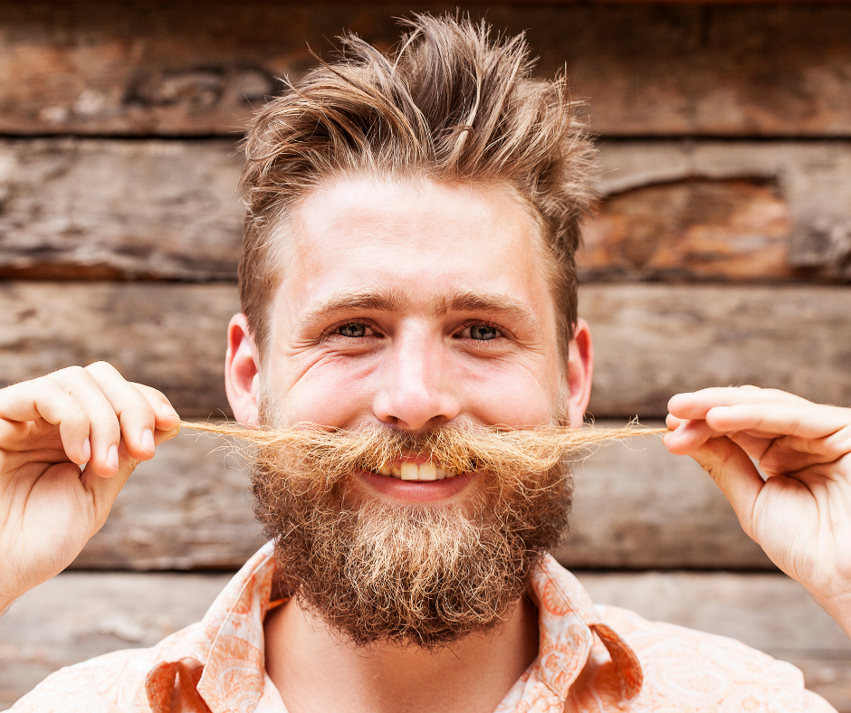 man with moustache